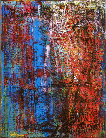Gerhard Richter, Abstraktes Bild (N 635), 260 x 400 cm, conservation and restoration of modern large size paintings